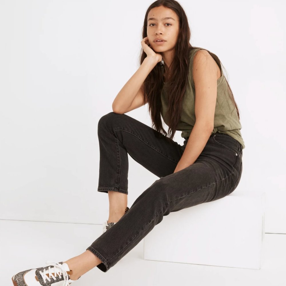 Madewell The Curvy Perfect Vintage Jean in Lunar Wash